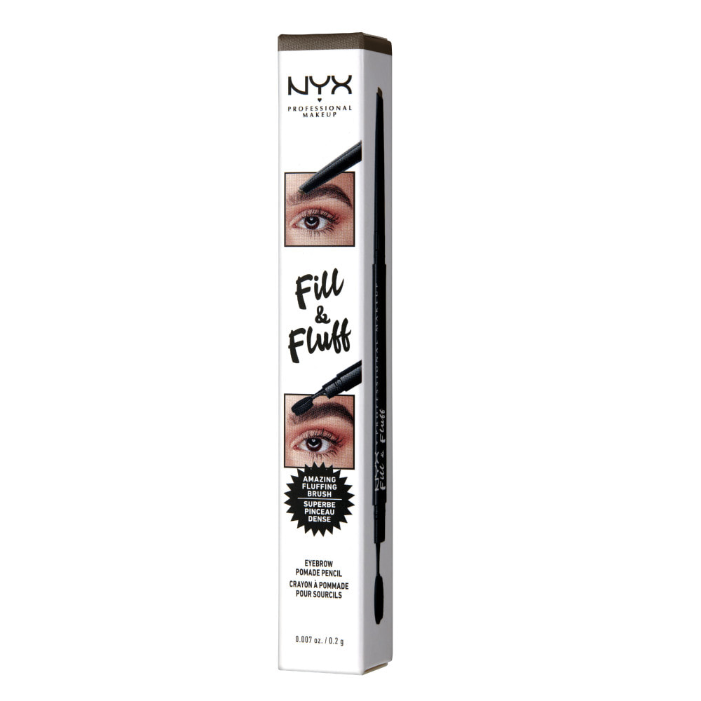 NYX Professional Makeup FILL & FLUFF Crayon sourcils Ash Brown