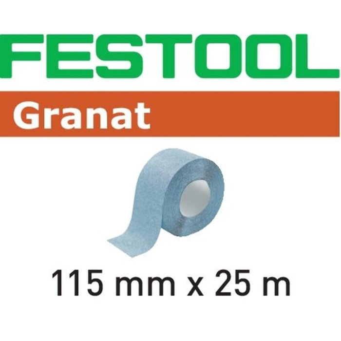 Abrasifs en rouleau FESTOOL 115x25m P120 GR - 201107