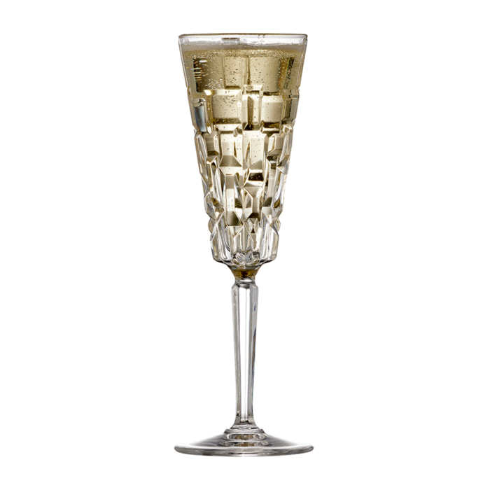 Set de 4 verres à champagne Etna 19 cl
