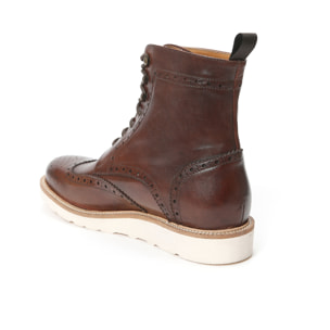 Derby boot British Passport mogano