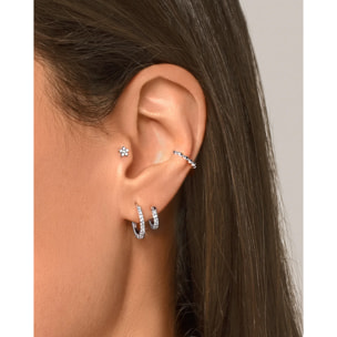 Orecchino Cleo L in Argento