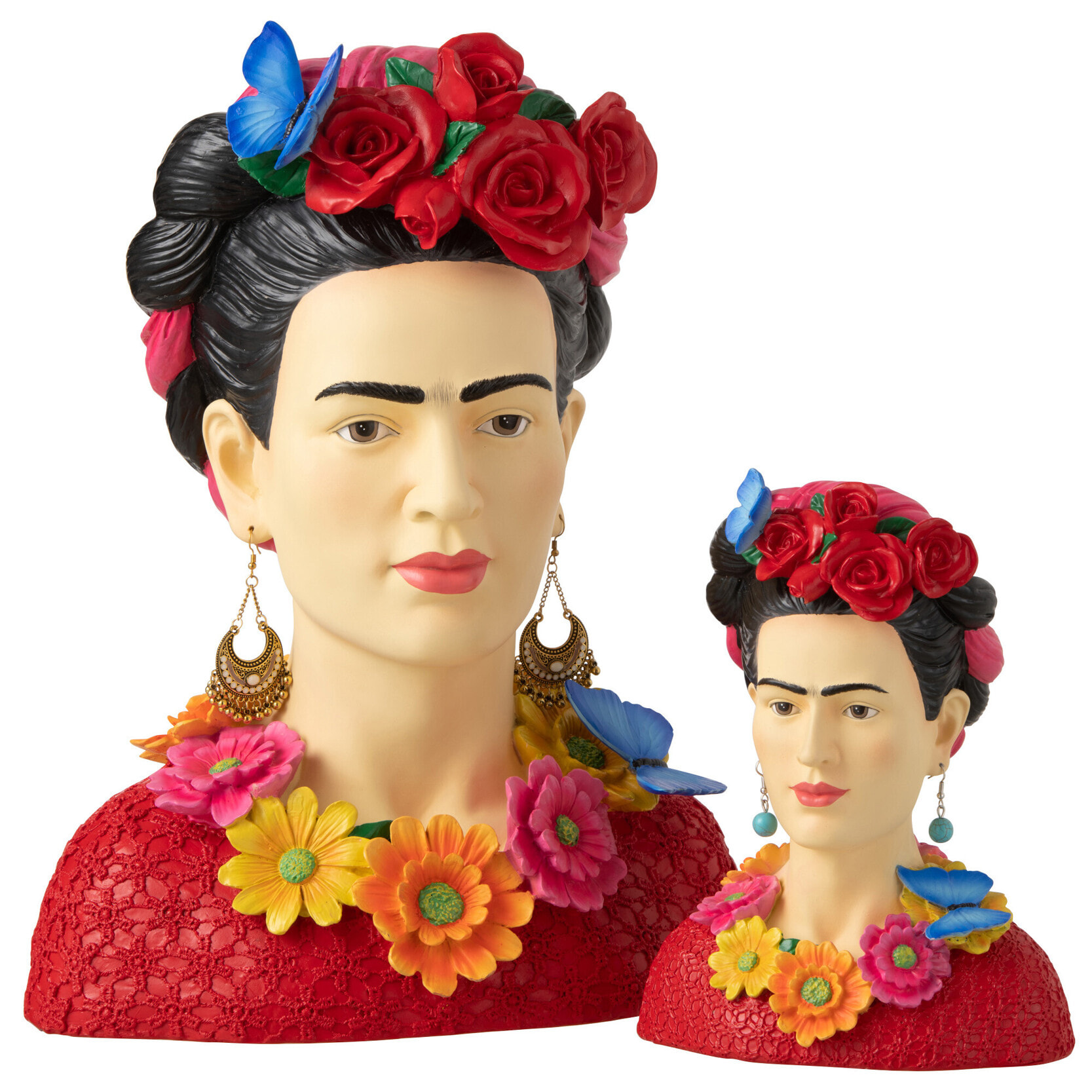 J-Line Buste Frida Kahlo Polyresine Large