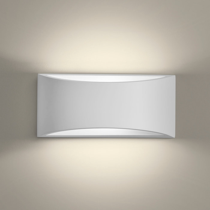 LEDS C4 Aplique Ges Deco Oval E14 9 Blanco 271lm