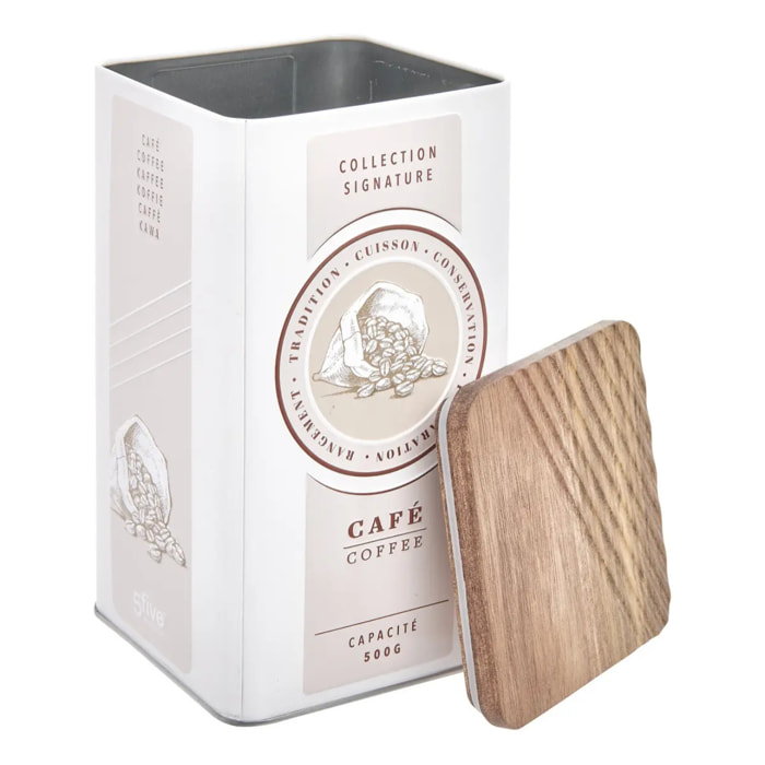 Boîte à café 1,6L creme