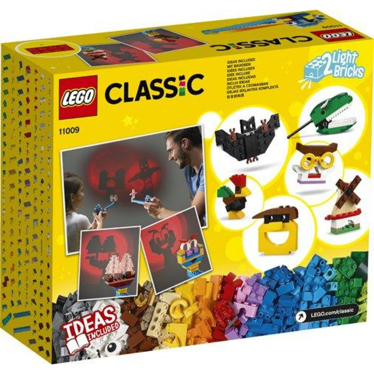 LEGO CLASSIC 11009 SET MATTONCINI E LUCI