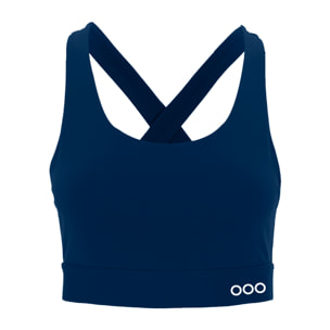 Sujetador deportivo para mujer ECOON La Carolus - Azul Marino