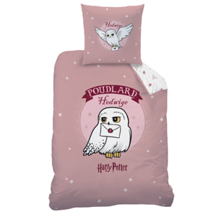 Parure de lit imprimée 100% coton, HARRY POTTER FLY