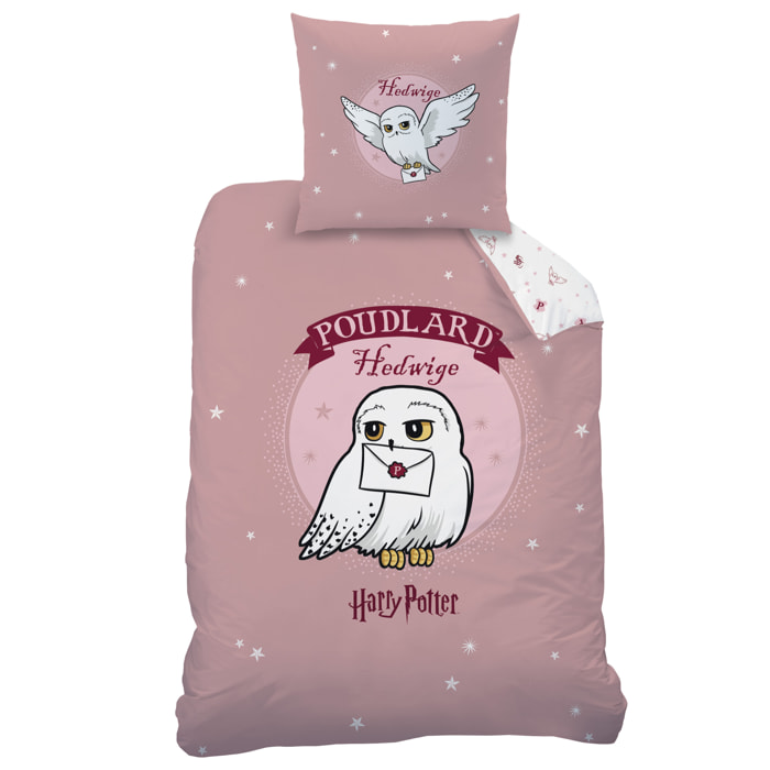 Parure de lit imprimée 100% coton, HARRY POTTER FLY