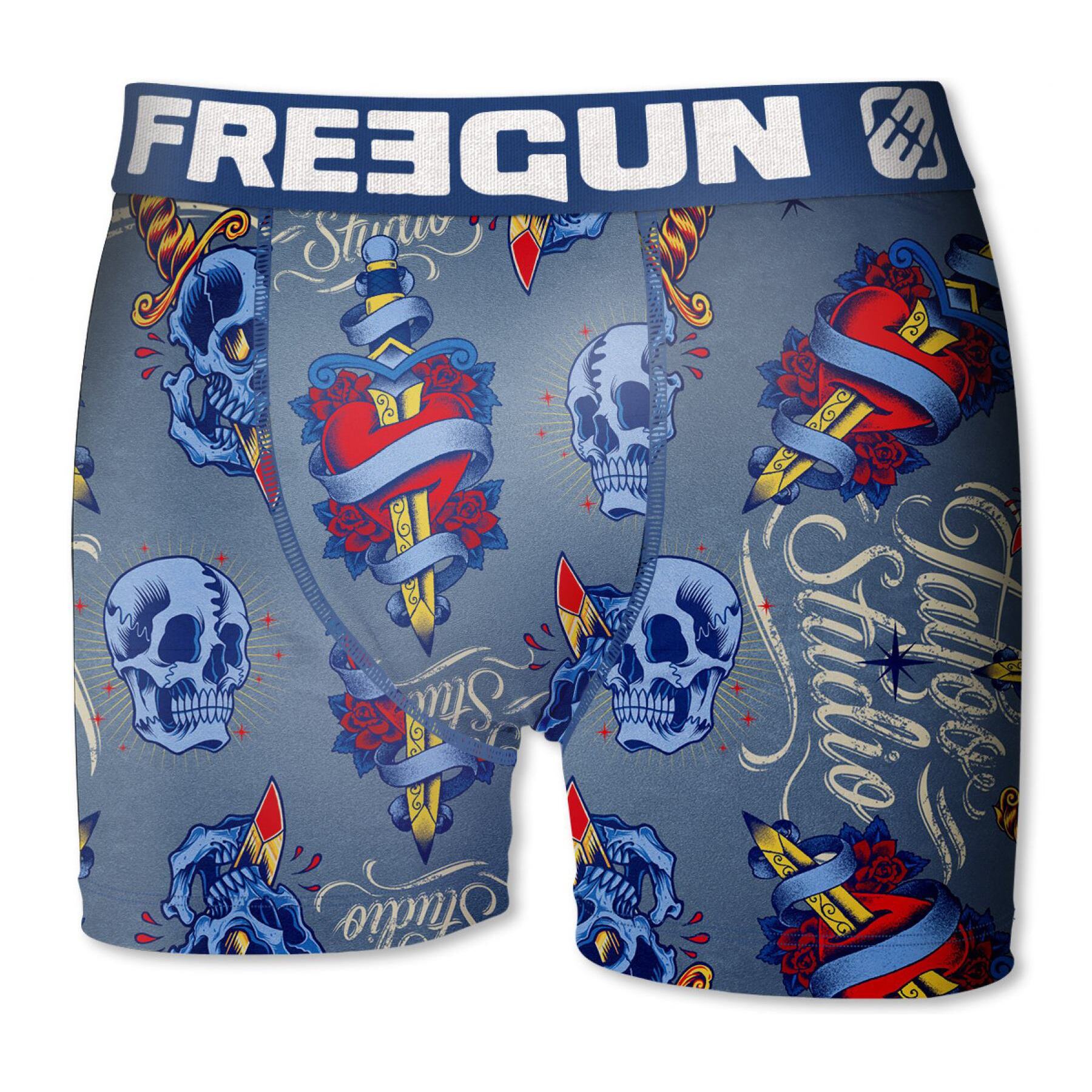 calzoncillo boxer freegun para niño tatoostudio