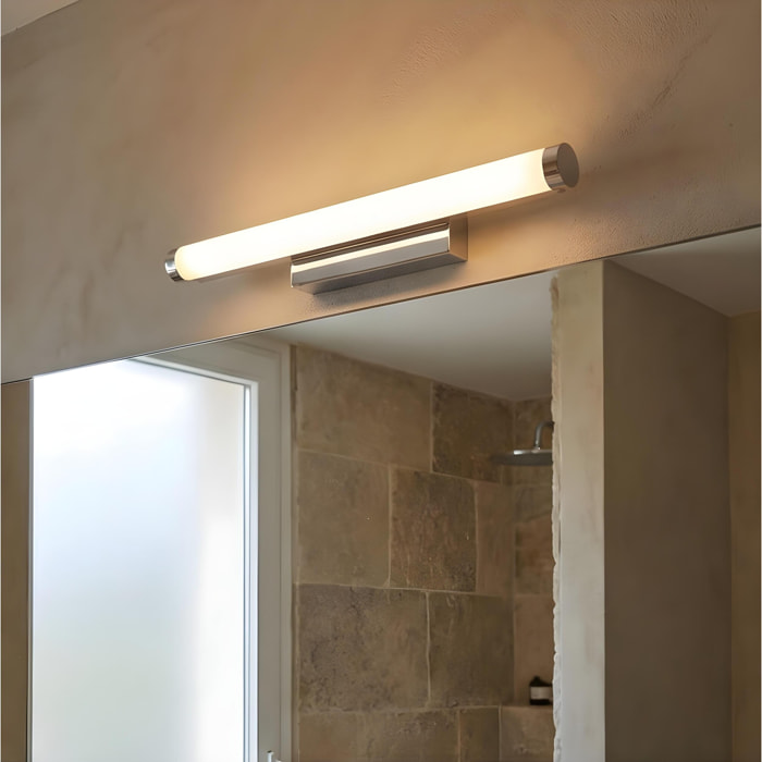 LEDS C4 Baño IP44 Toilet Slim 332mm LED 13.2 Blanco cálido - 3000K ON-OFF Cromo 880lm