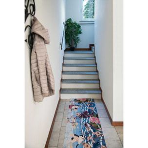 Tappeto Excelsa Fuji in poliestere e cotone 55x180x0,7 cm multicolore