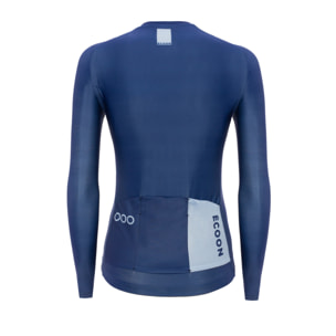 Maillot de manga larga ECOON modelo Tourmalet Women en color Azul