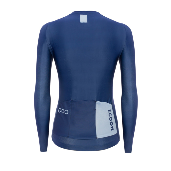 Maillot de manga larga ECOON modelo Tourmalet Women en color Azul