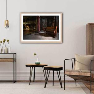 Affiche show interrompu - Affiche + cadre en bois - Chêne