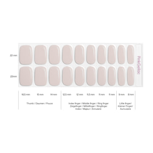 Stickers gel - 0015 Romantic Chrome