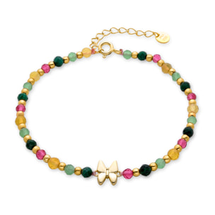 Pulsera Mariposa acabado oro amarillo 18k