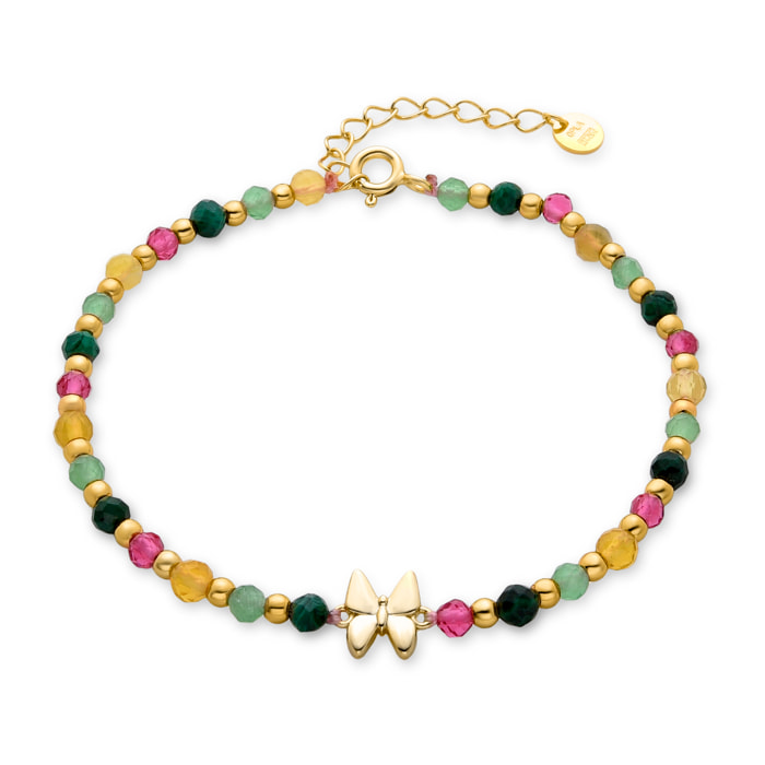 Pulsera Mariposa acabado oro amarillo 18k