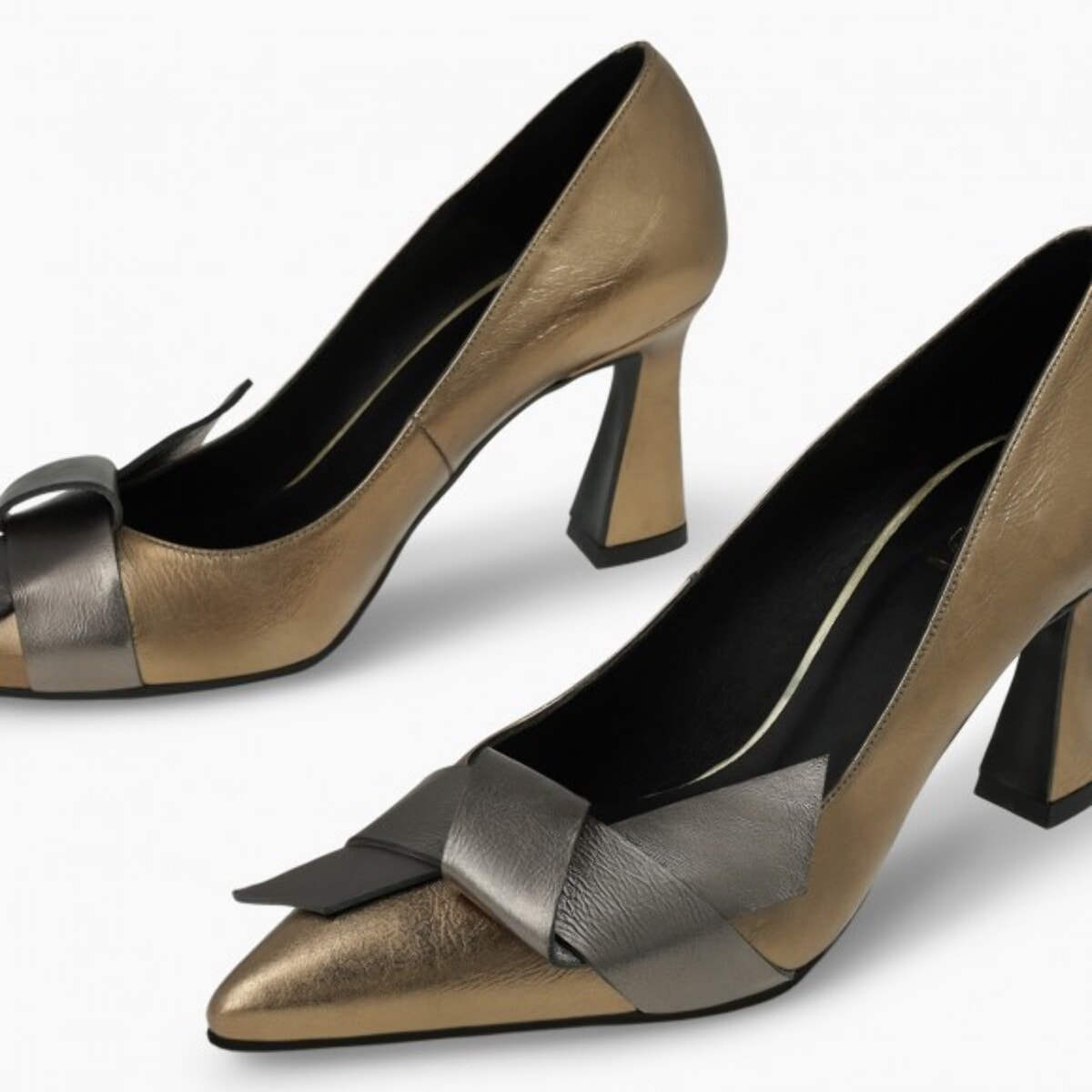 ZAPATOS DE SALÓN DORADOS RONCO