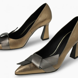 ZAPATOS DE SALÓN DORADOS RONCO