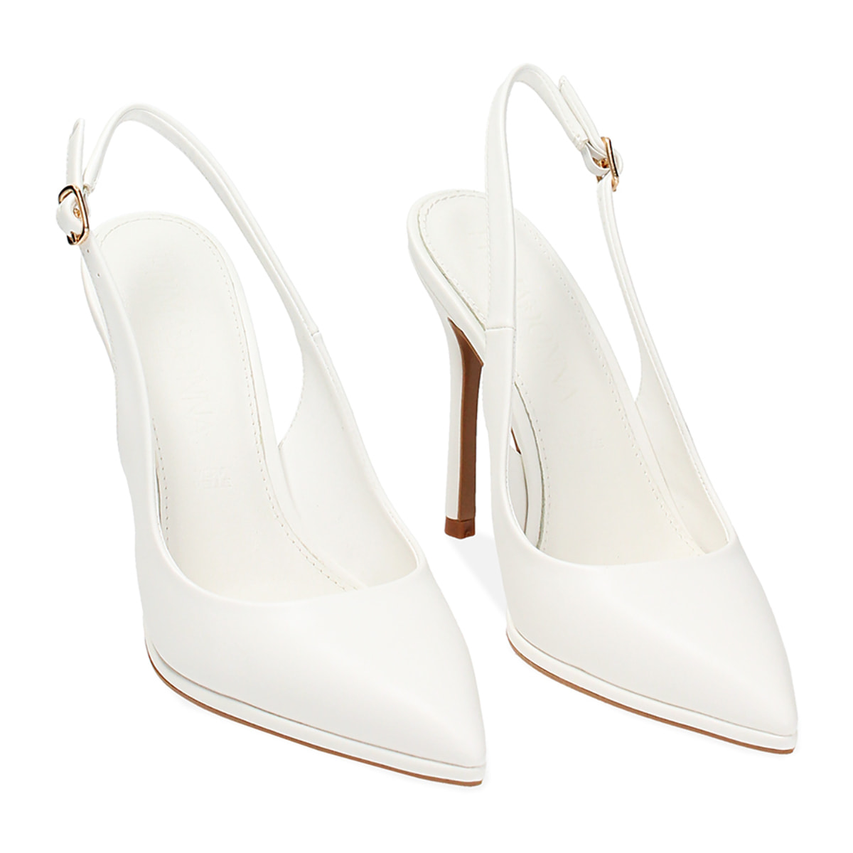 Zapatos de tacón Bailarinas blancos