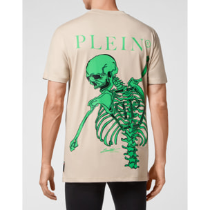 PHILIPP PLEIN T-Shirt Round Neck SKELETON