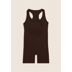 Tuta Jumpsuit Seamless Short con cut-out sulla schiena
