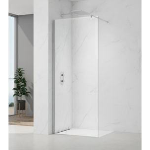 Project bras de montage pour paroi de douche 120 cm, chrome (SATZAV6)