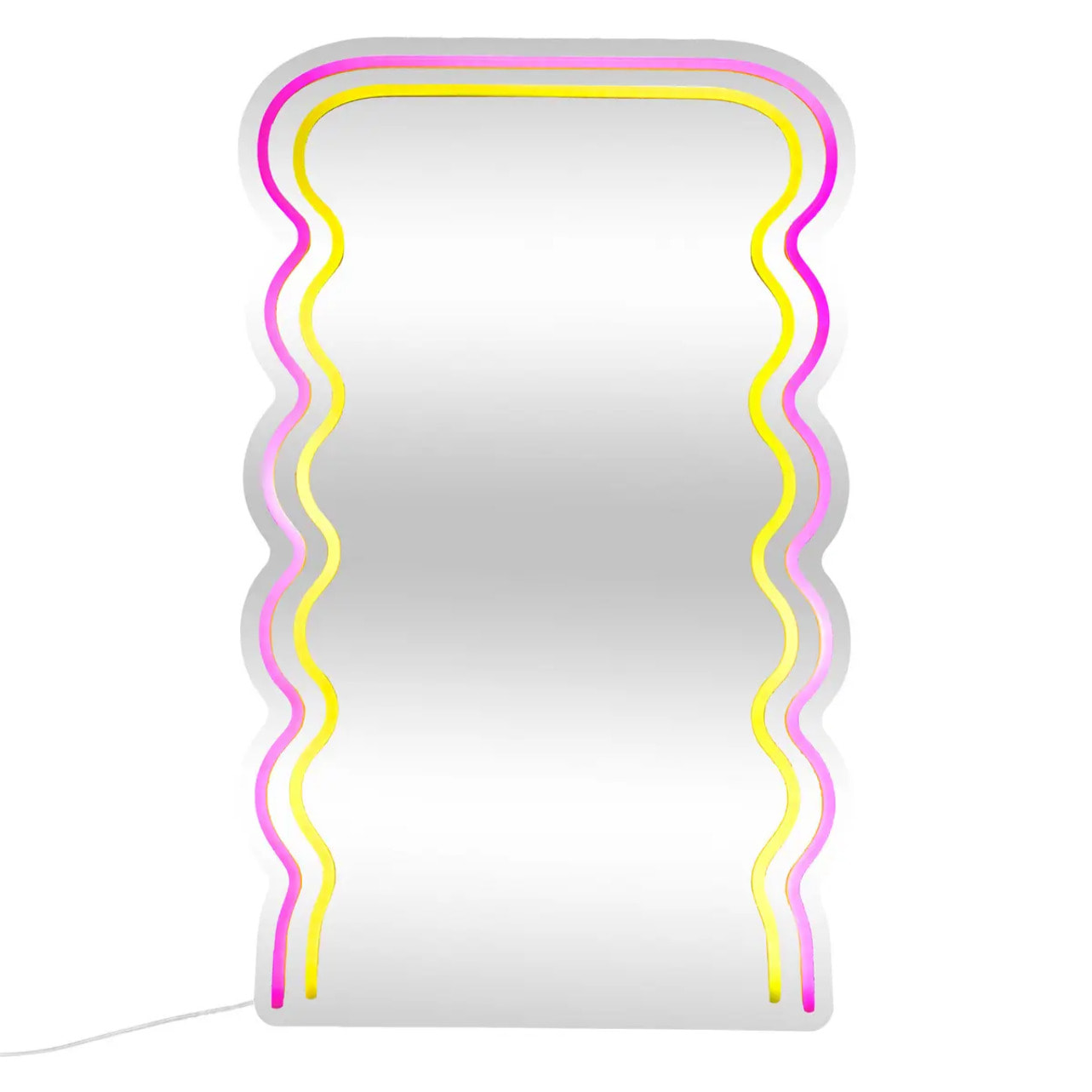 Néon LED Miroir Wavy 60x38cm