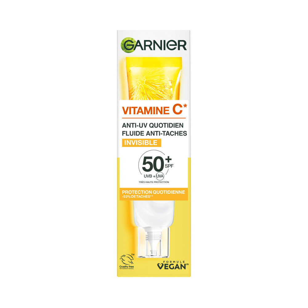 Garnier SkinActive Vitamine C Anti-UV Quotidien Invisible SPF50+ 40mL