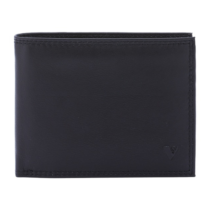 Portafoglio uomo in vera pelle - Modello False - Casual - 10.0 x 12.0 x 3.0 cm