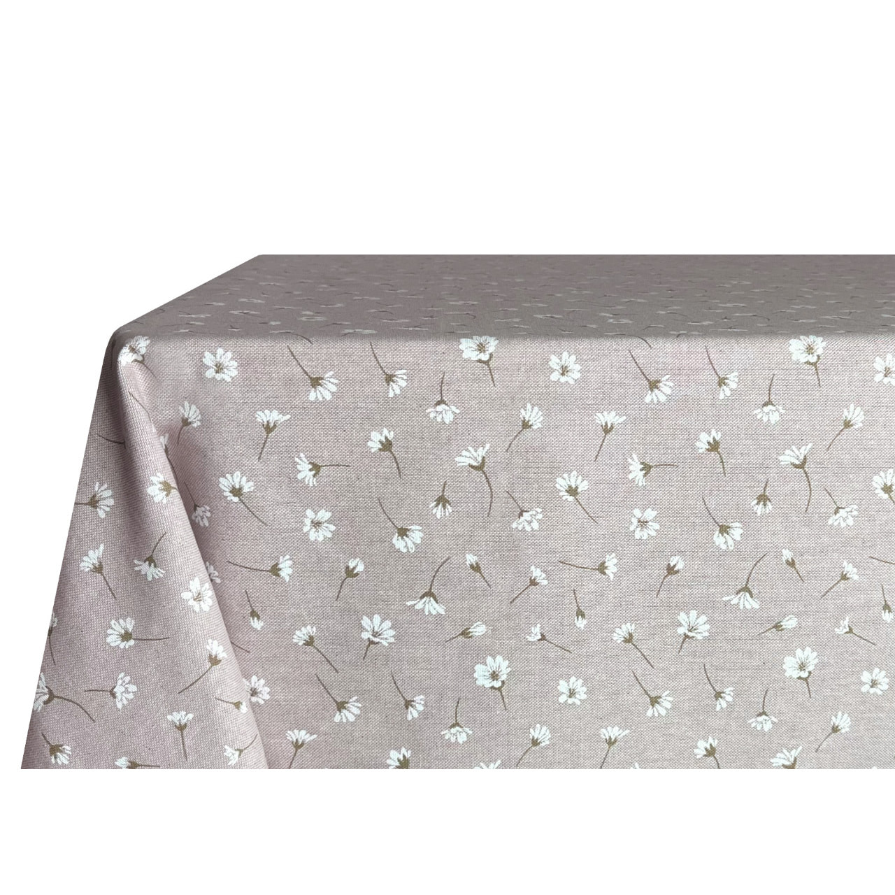 Tovaglia Cucina In Misto Cotone Made In Italy Disegno Margheritine 140x140