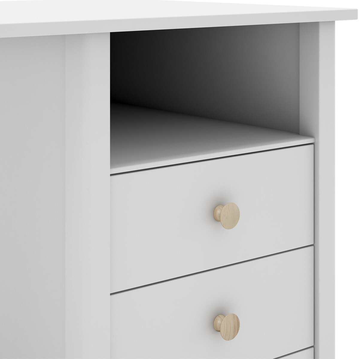 Bureau enfant 3 tiroirs en bois massif - MELVIN