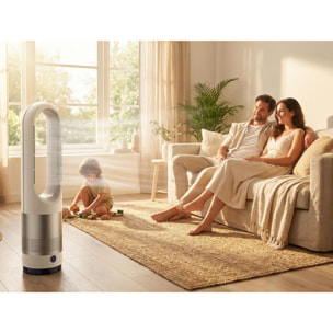 Ventilador sin aspas con calefactor y 8 velocidades VENTY ZONDA PURLINE