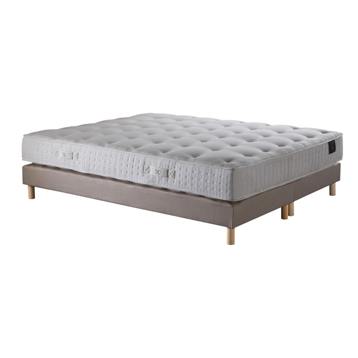 Ensemble Pulsar - Matelas ressorts ensachés Mémoire de forme