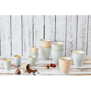 Mug PATTERN 30cl - 6 pièces - Pastel