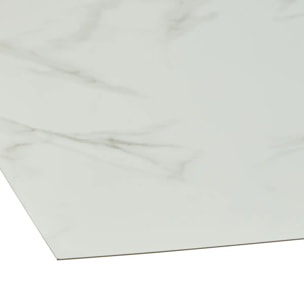 4 panneaux décoratifs muraux Bano 45x90cm blanc