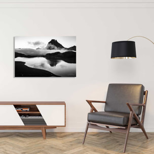 Tableau noir et blanc pic du midi d'ossau Tableau alu Dibond