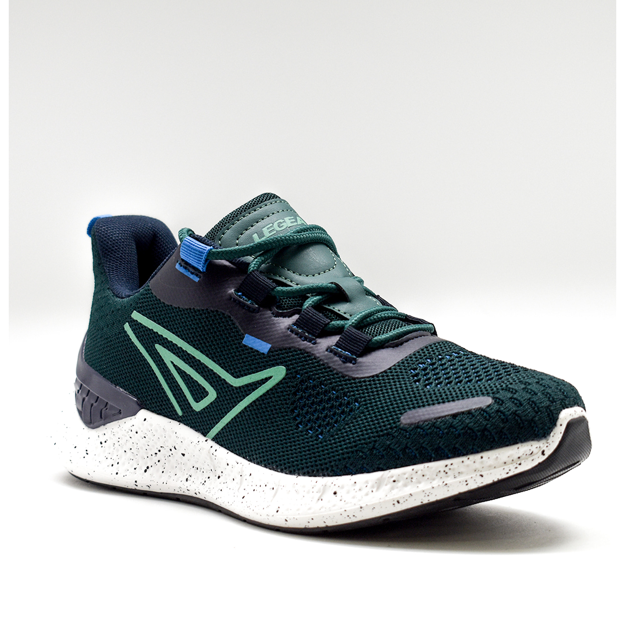 Scarpe da running DRILLED verde acqua scuro