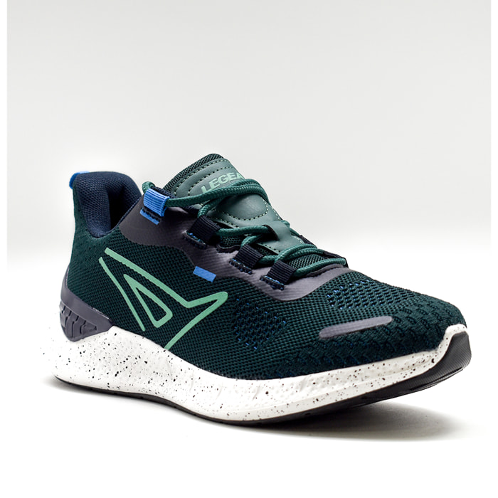 Scarpe da running DRILLED verde acqua scuro