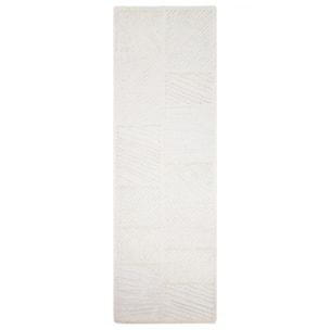Tapis en laine de couloir BLOCKS RELIEF