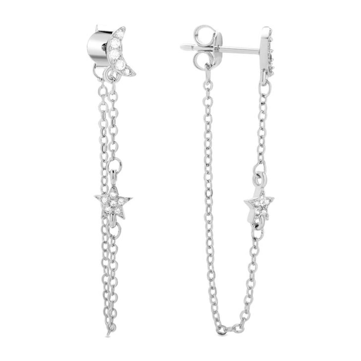 Pendientes Lux by Lux acabados plata