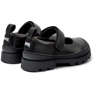 Bailarinas - CAMPER Brutus - Negro - Piel lisa / Tejido técnico