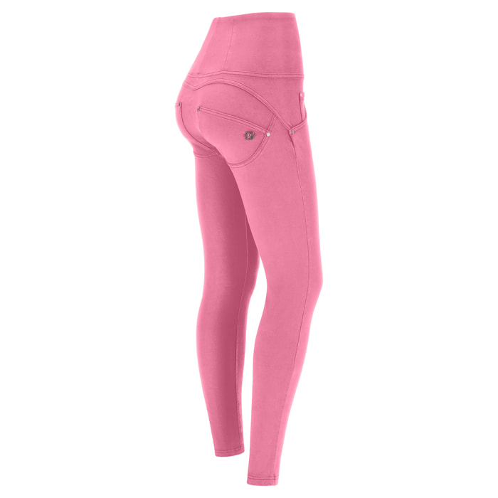 Pantaloni push up WR.UP® vita alta superskinny tessuto navetta