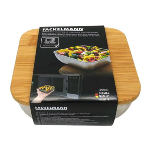 Boîte à repas isotherme en inox qui passe au microonde 600 ml Fackelmann Move