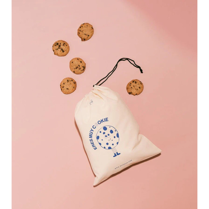 Bolsa tela regalo "Eres muy Cookie"