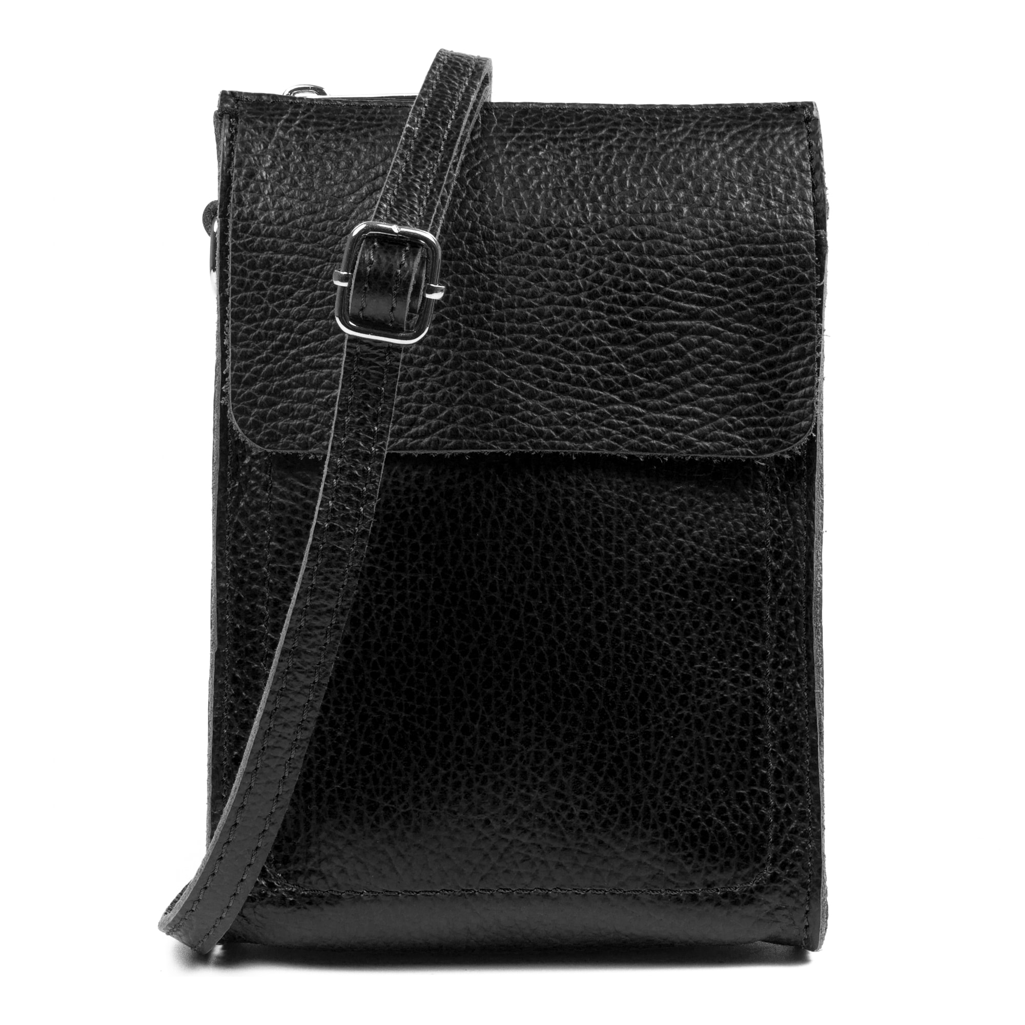 Albaretto Borsa a tracolla da donna in vera pelle finitura Dollaro