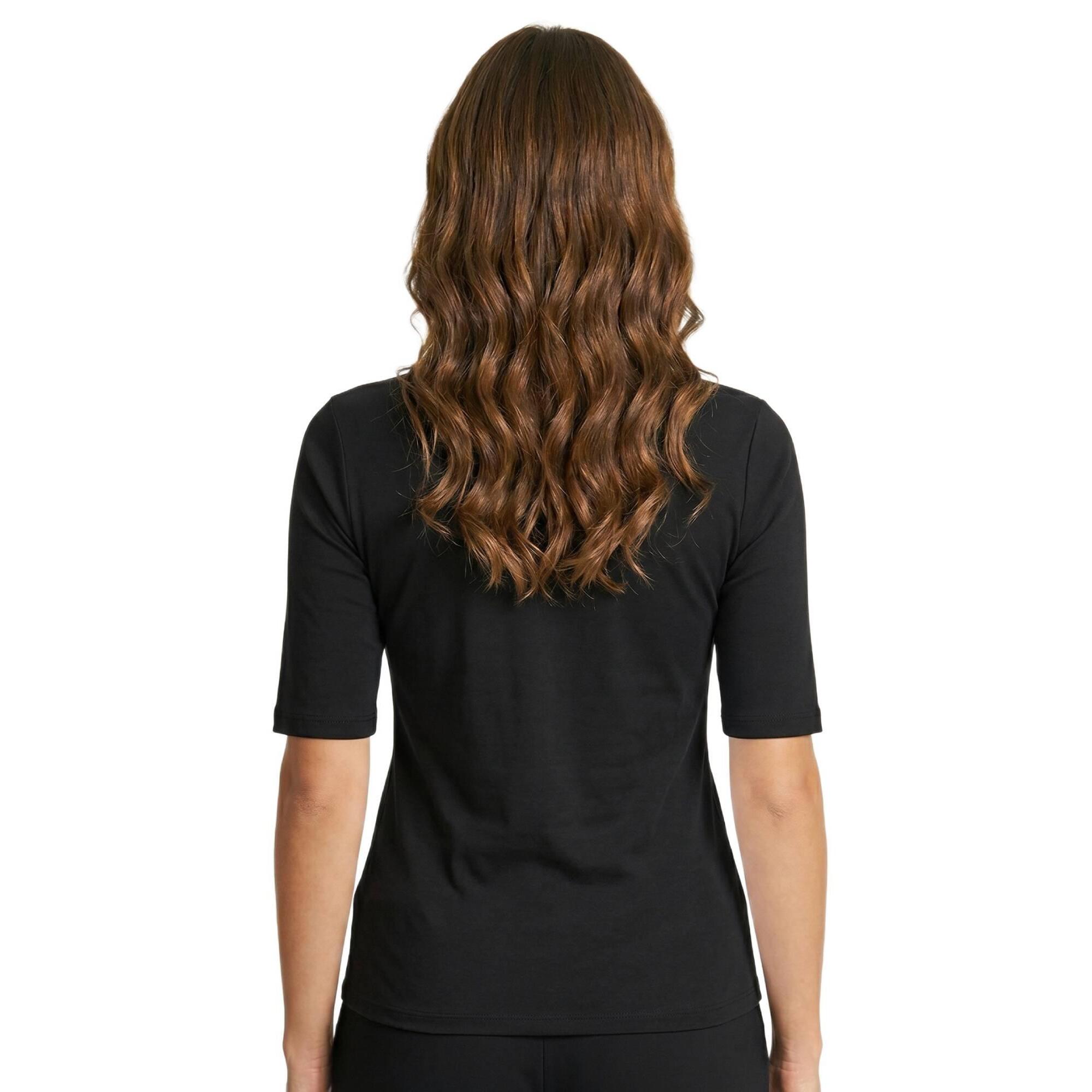 Camiseta elegante de manga tres cuartos para mujer