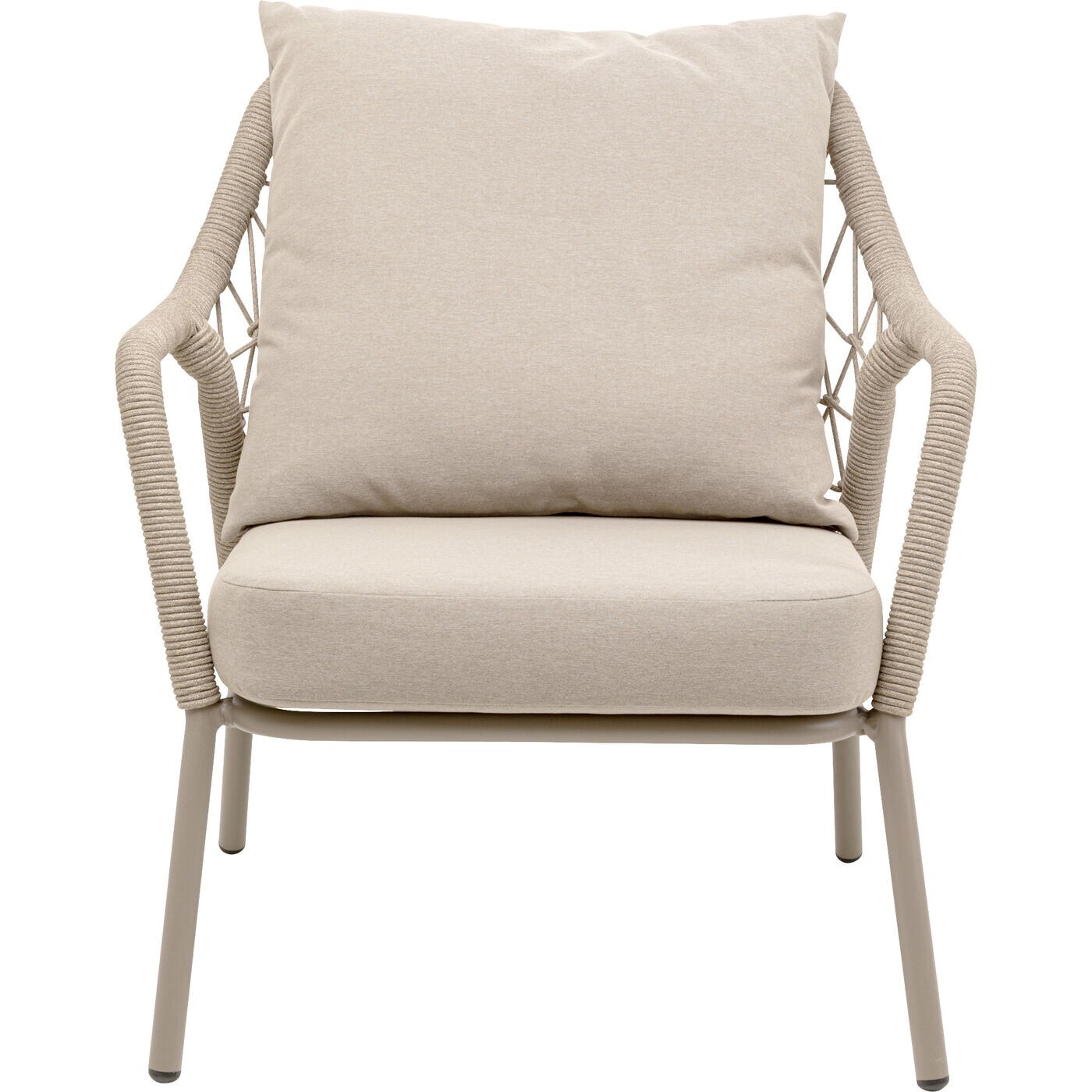 Fauteuil de jardin Milos beige Kare Design