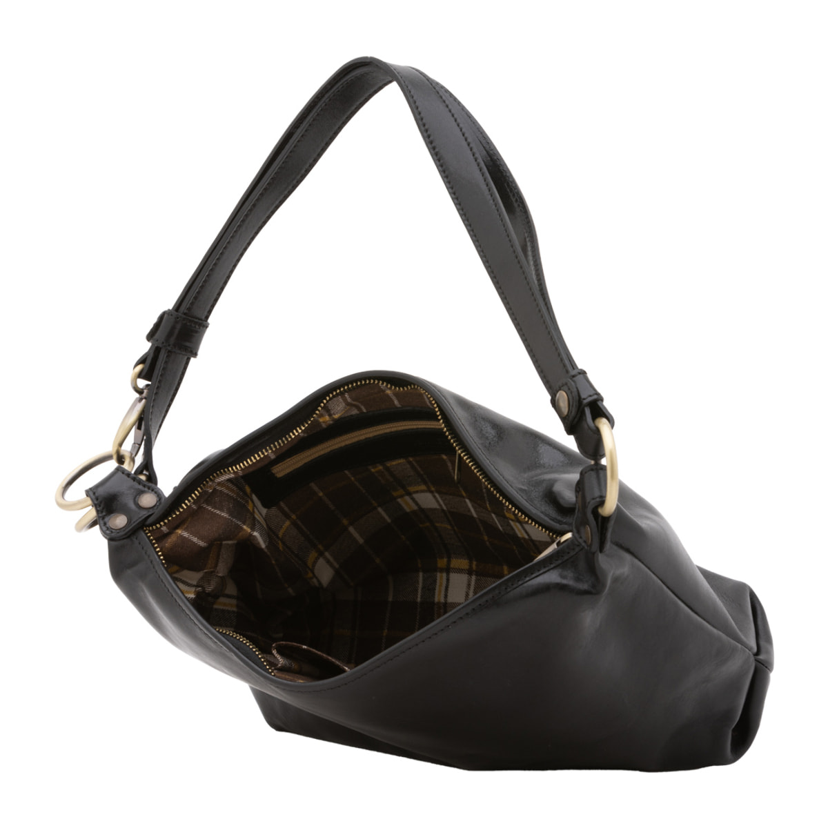 Borsa a spalla  da donna In Vera pelle Made in Italy 38x23x10 cm