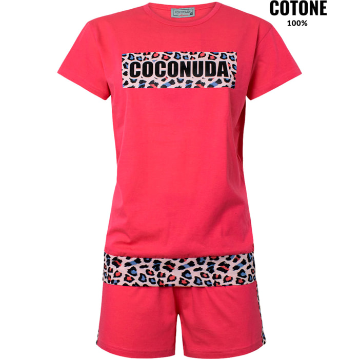 Coconuda Pigiama da Donna Corto Jersey 100% Cotone, Art. 2201